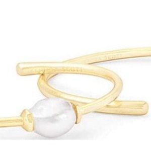 Kendra  Scott gold and pearl Amiya set of 2 bracelets. NWT. Giftable.